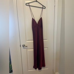 Park & Fifth Burgundy Maxi Dress